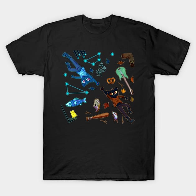 Night In The Woods🍂 T-Shirt by Doutarina